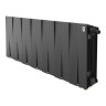 Радиатор биметаллический Royal Thermo PianoForte 300 VD (14 секций) Noir Sable 1