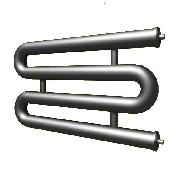 Регистр отопления РЗП-4x219x5,0-12000 змеевиковый четырёхрядный с плоскими заглушками