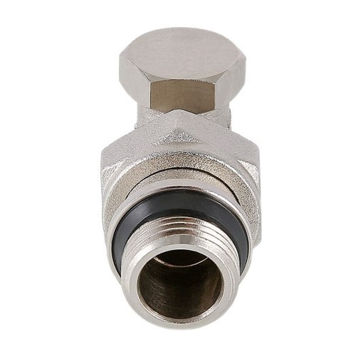 Клапан радиаторный Valtec VT.019.NR 1/2" DN 15 PN 10 настроечный угловой с самоуплотняющимся полусгоном 3