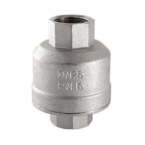 Клапан обратный VT.202.N.08 DN 40 PN 10 поплавковый резьбовой для гравитационных систем, латунный с никелевым покрытием