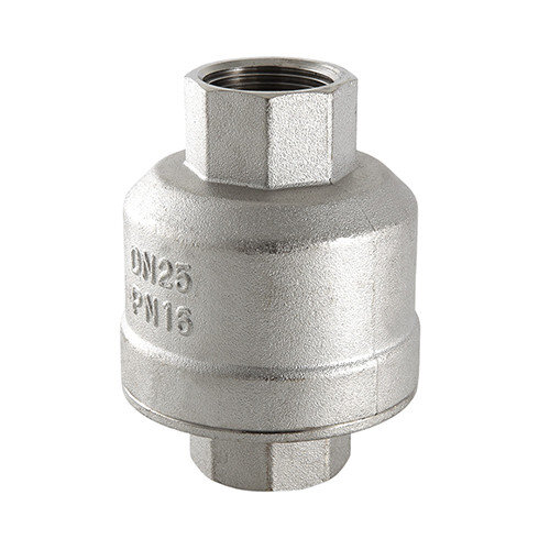 Клапан обратный VT.202.N.08 DN 40 PN 10 поплавковый резьбовой для гравитационных систем, латунный с никелевым покрытием