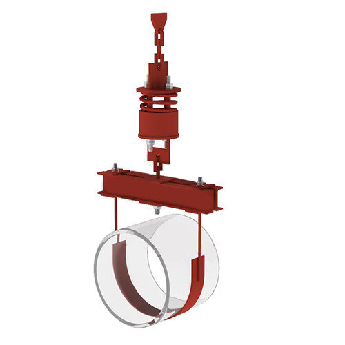 Подвеска пружинная ТС-687 Ду 273 Ру 40 Серия 5.903-13 выпуск 6-95 Lт+1530