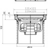 Надставной элемент HL3000FPr DN110 с сифоном "Primus" HL2090KK и решёткой "КЛИК-КЛАК" 2