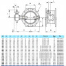 Затвор PAM Saint-Gobain EUROSTOP JPA DN 1400 PN 16 поворотный фланцевый с двойным эксцентриком под электропривод надземный 3