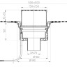 Кровельная воронка HL62.1BH/7 DN 75 с электрообогревом с гидроизоляционным полимербитумным полотном для плоской эксплуатируемой кровли 2