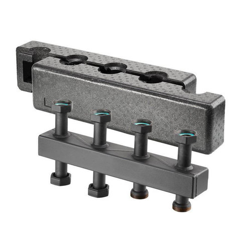 Коллектор распределительный Oventrop Regumat 1351785 5-ти контурный ВР-НР 1 1/2" DN 40 PN 4 в теплоизоляции 1
