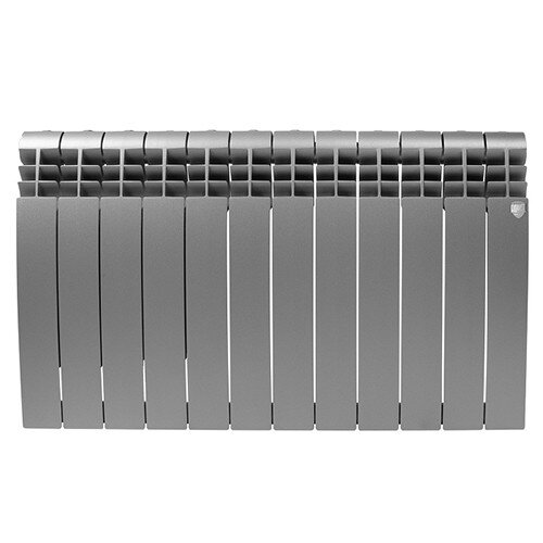Радиатор биметаллический Royal Thermo BiLiner 500 (12 секций) Silver Satin