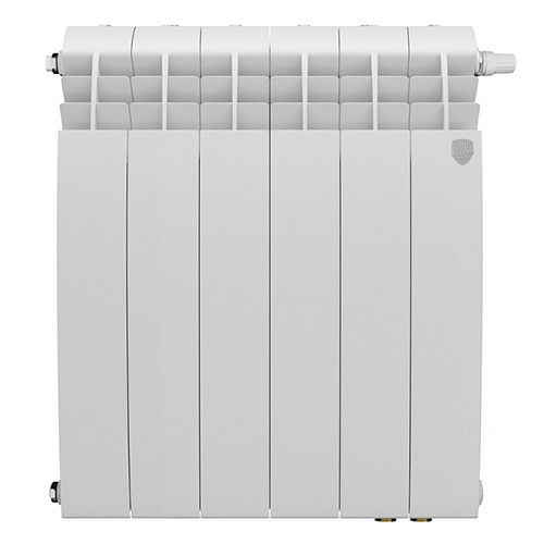 Радиатор биметаллический Royal Thermo BiLiner 500 VR (6 секций) Bianco Traffico 2