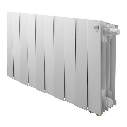 Радиатор биметаллический Royal Thermo PianoForte 300 VD (10 секций) Bianco Traffico 1