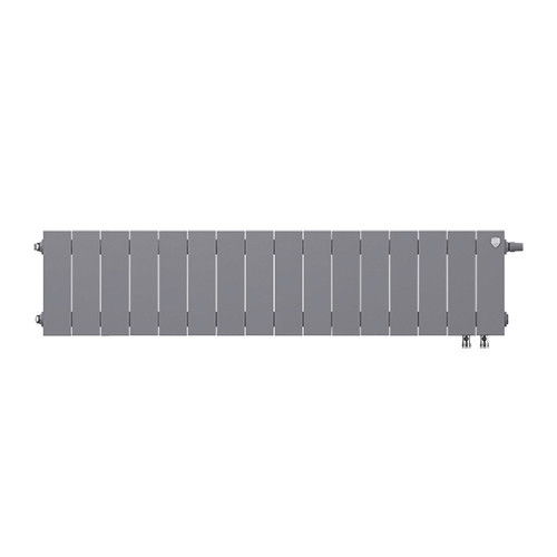 Радиатор биметаллический Royal Thermo PianoForte 200 VD (16 секций) Silver Satin 2