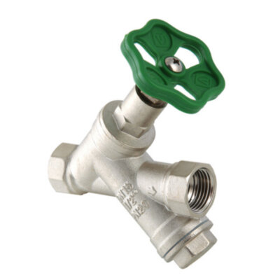 Клапан запорно-регулирующий VALTEC VT.053 3/4" DN 20 PN 16 с косым фильтром прямоточный латунный