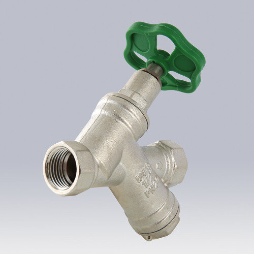 Клапан запорно-регулирующий VALTEC VT.053 3/4" DN 20 PN 16 с косым фильтром прямоточный латунный