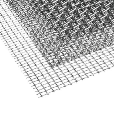 Сетка рифленая канилированная 40x40x5,6 12Х18Н10Т нержавеющая СР ГОСТ 3306-88