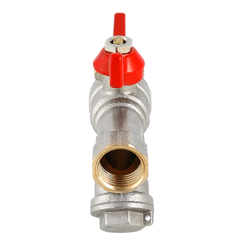 Кран шаровой VALTEC COMBI 1/2" Ду15 Ру16 со встроенным фильтром VT.293.N.04