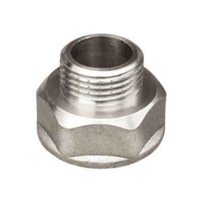 Переходник VALFEX VF.592 ВР-НР 1/2"x3/8" Ду 15x10 Ру 40 никелированный латунный