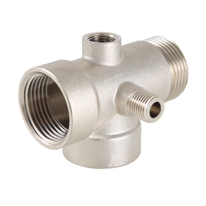 Латунный соединитель VALTEC 1" пятиходовой для насоса VTr.600.N.06080