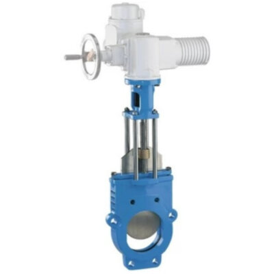 Задвижка HAWLE 3600EL DN 150 PN 10 шиберная ножевая гильотинного типа с адаптером для электропривода AUMA