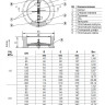 Клапан обратный Benarmo FCV DN 300 PN 16 двухстворчатый межфланцевый для систем пожаротушения 3