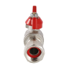 Кран шаровой VALTEC 3/4" Ду20 Ру40 угловой с накидной гайкой и наружной резьбой VT.267.N.0505 3