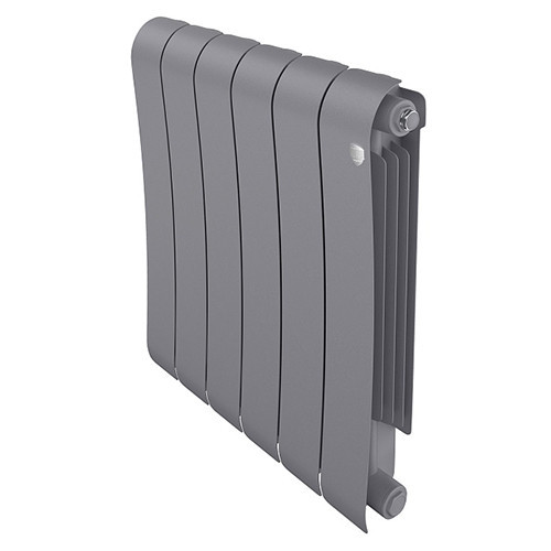 Радиатор биметаллический Royal Thermo Infinity 500 (6 cекций) Silver Satin 1