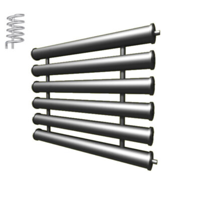 Регистр отопления РАП-6x159x4,0-10000 автономный шестирядный с плоскими заглушками