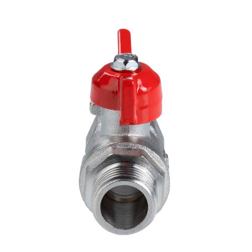 Шаровой кран VALTEC СТАНДАРТ 3/4" Ду20 Ру40 никелированный c внутренней - наружной резьбой VT.123.N.05