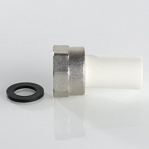 Штуцер VALTEC VTp.722 ВР 1 1/4" DN 32 PN 25 с накидной гайкой полипропиленовый комбинированный