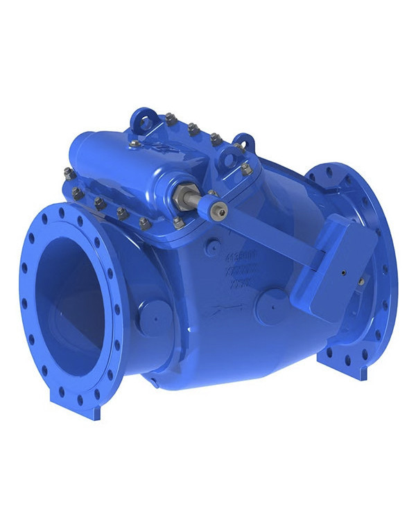 Клапан AVK 41/36 DN 600 PN 16 обратный поворотный с металлическим уплотнением фланцевый 1