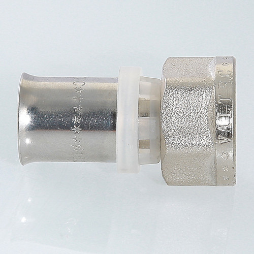 Переходник VALTEC VTm.202 ВР 3/4" DN 20 PN 10 латунный никелированный 3