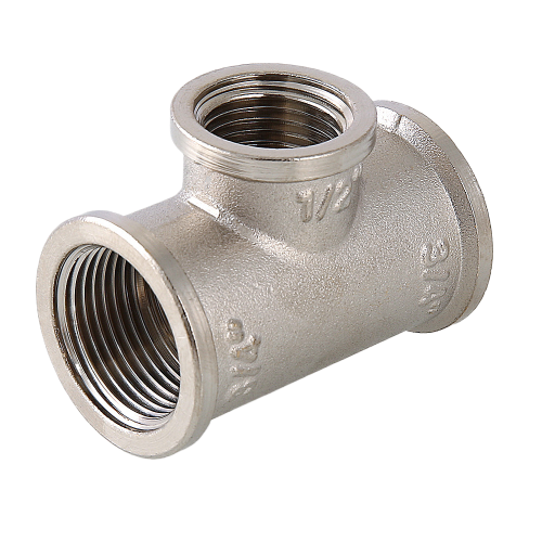 Латунный тройник VALTEC 3/4" х 1/2" х 3/4" переходной VTr.750.N.0504