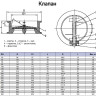 Клапан Kvant KV04 DN 50 PN 16 обратный межфланцевый двухстворчатый 3