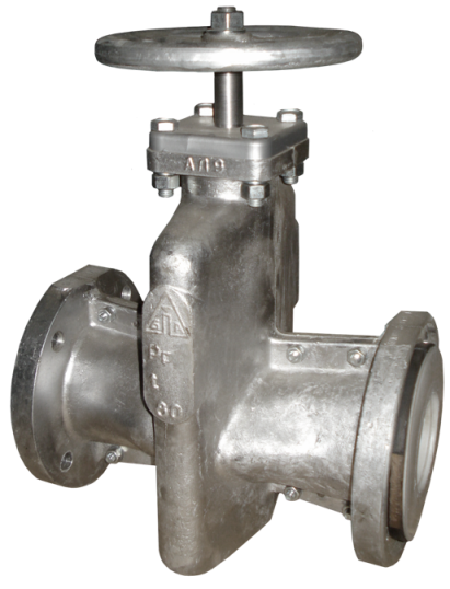 Задвижка 33а17р Ду 200 шланговая