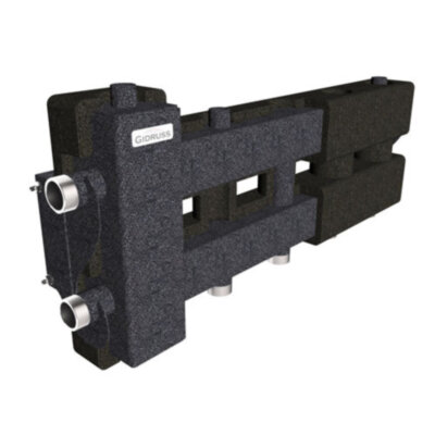 Коллектор распределительный GIDRUSS BM-60-3D.EPP 3-х контурный НР 1" Ду 25 Ру 6 балансировочный в термоизоляции