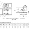 Кран шаровой латунный Aquasfera "МИНИ" 1031 DN 15 PN 10 резьба - 1/2'', покрытие - никель, неполнопроходной резьбовой ВР-ВР, ручка-флажок синяя 1031-01 5