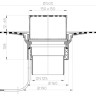 Кровельная воронка HL62.1BH/2 DN 125 с электрообогревом с гидроизоляционным полимербитумным полотном для плоской эксплуатируемой кровли 2