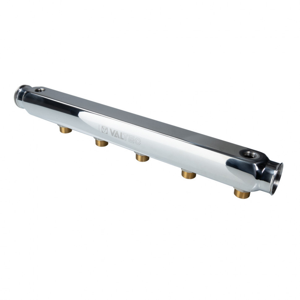 Коллектор распределительный VALTEC VTc.510.SL.080502 2 отвода ВР-НР 1 1/2"x3/4" DN 40 PN 10 без регулировки