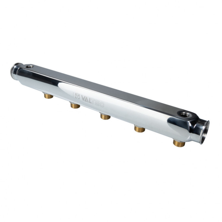 Коллектор распределительный VALTEC VTc.510.SL.080502 2 отвода ВР-НР 1 1/2"x3/4" DN 40 PN 10 без регулировки 2