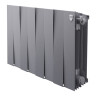 Радиатор биметаллический Royal Thermo PianoForte 300 (8 секций) Silver Satin 1