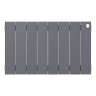Радиатор биметаллический Royal Thermo PianoForte 300 (8 секций) Silver Satin 2