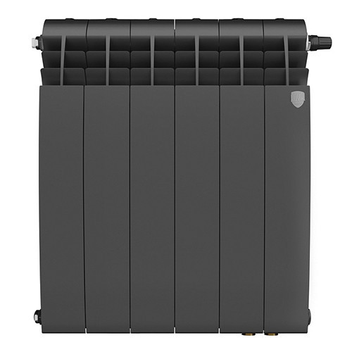 Радиатор биметаллический Royal Thermo BiLiner 500 VR (6 секций) Noir Sable 2
