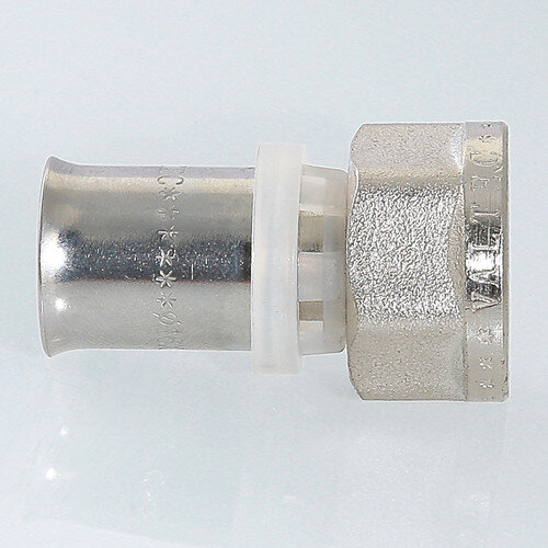 Переходник VALTEC VTm.202 ВР 1" DN 32x25 PN 10 латунный никелированный