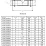 Тройник переходной VALTEC VTi.932.I ВР 2" DN 76x50x76 PN 16 нержавеющая сталь 2