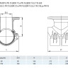 Врезной хомут HAWLE 5230 DN 140/80 PN 16 фланцевый системы Haku 3