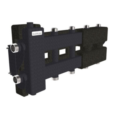 Коллектор распределительный GIDRUSS BM-60-5DU.EPP 5-ти контурный НР 1" Ду 25 Ру 10 балансировочный в термоизоляции