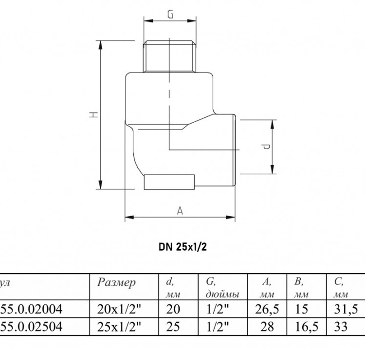 Угольник 90 градусов VALTEC VTp.755 НР 1/2" DN 25x15 PN 25 с креплением полипропиленовый комбинированный 2