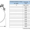 Седелка хомутовая фланцевая для врезки DN700 — хомут; DN100 — фланец; PN16 2