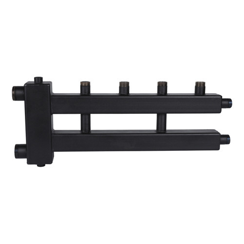 Коллектор распределительный ROMMER RDG-0018-014023 3-х контурный НР 1"x1 1/2" Ду 40 Ру 4 дублёр рядный с гидравлическим разделителем 2
