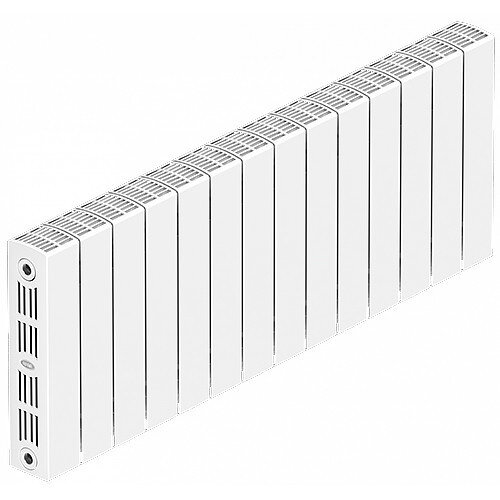 Радиатор монолитный биметаллический RIFAR SUPReMO 350 14 секций боковое подключение белый