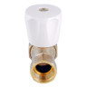 Клапан радиаторный Valtec VT.008.L 1/2" DN 15 PN 10 регулирующий прямой ручной облегченный 4