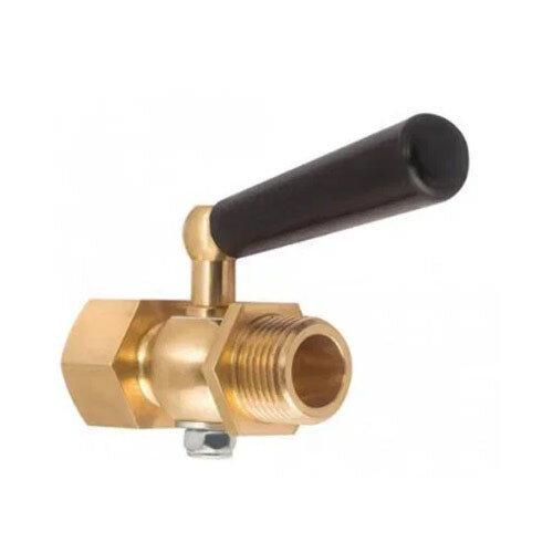 Трехходовой кран с фторопластовой прокладкой и натяжной гайкой Росма 0-2.5 Мпа G1/4" 00000031339